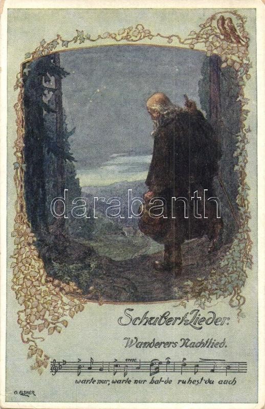 Schubert-Lieder. Wanderers Nachtlied. J. Gerstmayer Nr. 2. s: O. Elsner (EK)