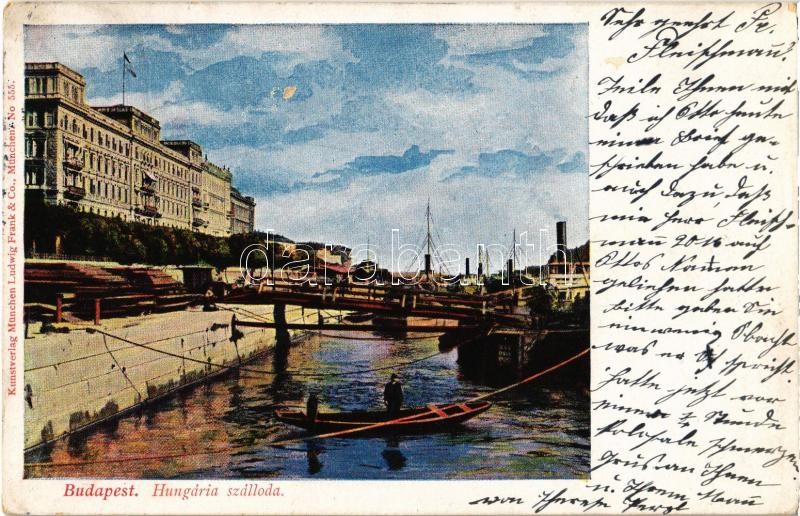 Budapest V. Hotel Hungária szálloda, kikötő