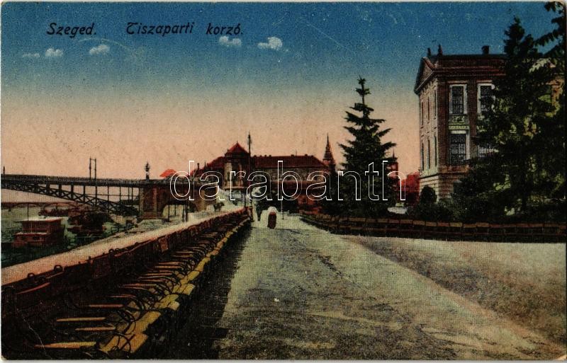 1920 Szeged, Tisza parti korzó (EK)