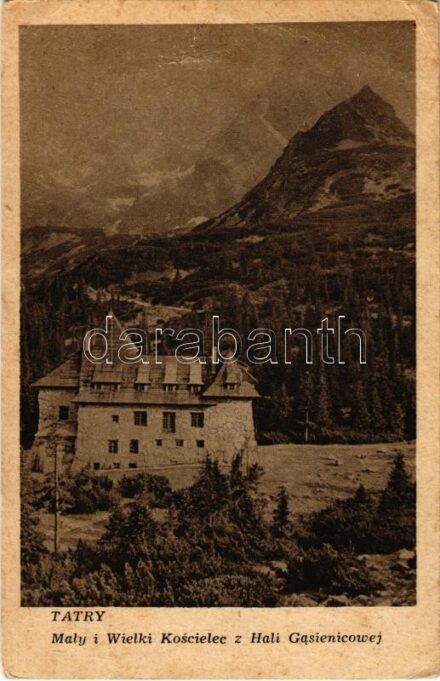 Tatry, Maly i Wielki Koscielec z Hali Gasienicowej. Foto E. Falkowski / tourist hotel (EK)