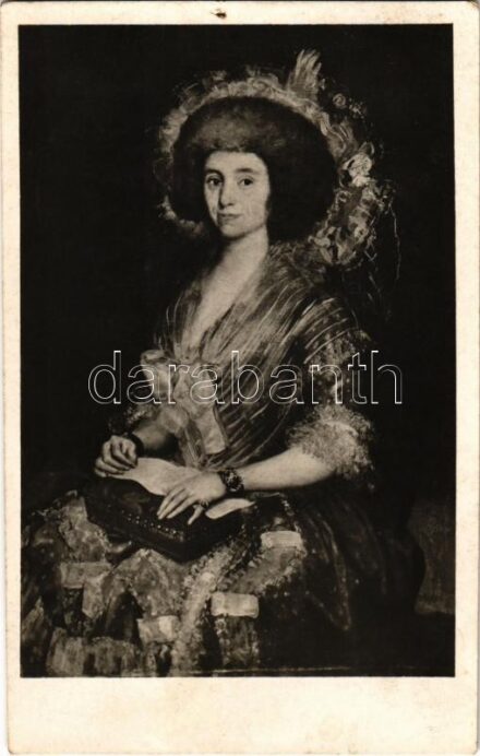 Francisco de Goya: Bermudezné képmása; Az O. M. Szépművészeti Múzeum kiadása (apró lyuk / pinhole)