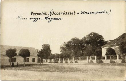 1917 Verpelét, utca, Népbank. photo