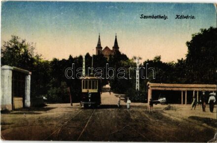 Szombathely, Kálvária, villamos (EK)
