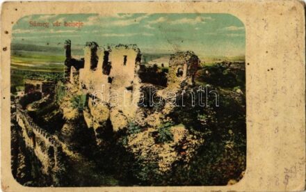 1917 Sümeg, vár belseje. Csizmadia István felvétele (EK)