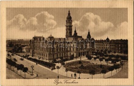 1916 Győr, Városháza. Kiadja Polgár Bertalan (EK)