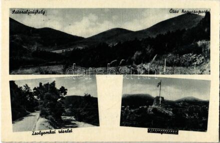 Sátoraljaújhely, Ötös hegycsoport, Zsólyomkai részlet, Trianoni emlékmű