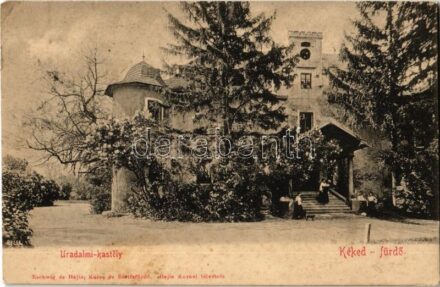 Kéked, Melczer féle uradalmi kastély. Kiadja Eschwig és Hajts. Hajts Kornél felvétele (fl)