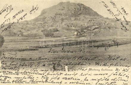 1902 Csobánc vára. Kampmann H. kiadása (EK)