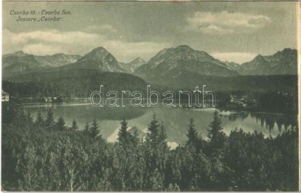 Tátra, Vysoké Tatry; Csorba-tó / Strbské Pleso / lake