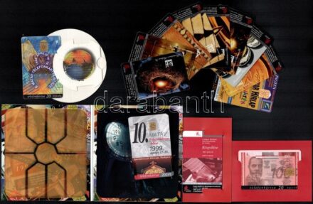 1998-1999 MATÁV telefonkártya-börze + Magyar Iparművészeti Múzeum telefonkártya börze, 2 db telefonkártya + 12 db egyéb alkalmi Matáv telefonkártya, borítékkal