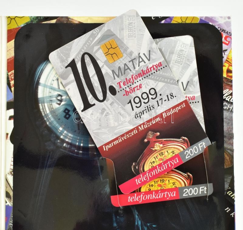 1998-1999 MATÁV telefonkártya-börze + Magyar Iparművészeti Múzeum telefonkártya börze, 2 db telefonkártya + 12 db egyéb alkalmi Matáv telefonkártya, borítékkal - Image 3
