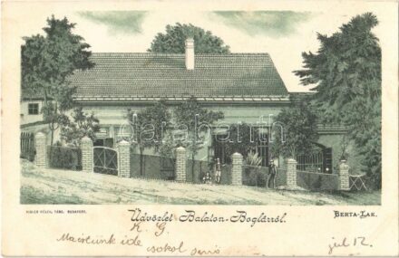 1899 Balatonboglár, Berta lak. Rigler részv. társ. (EK)