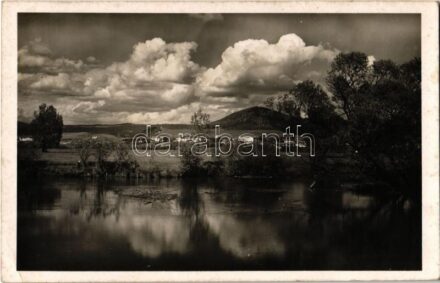 1941 Csíkszereda, Miercurea Ciuc; Csíkország visszatért. Andory Aladics Zoltán mérnök felvétele / lake