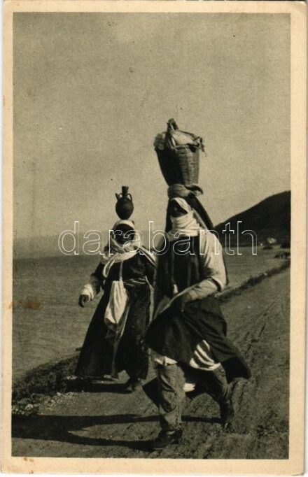Sur le bord du Lac de Tiberias / on the edge of Lake Kinneret (Sea of Galilee), Judaica (fl)