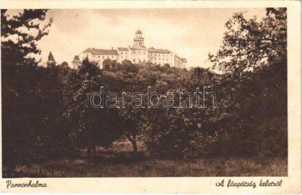 Pannonhalma, A főapátság keletről (Rb)