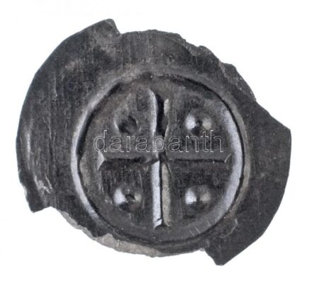 1172-1196. Denár Ag 'III. Béla' (0,11g) T:1-,2 kitörés Hungary 1172-1196. Denar Ag 'Bela III' (0,11g) C:AU,XF cracked Huszár: 181., Unger I.: 95.