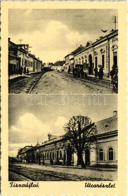 Tiszaújlak, Vulok, Vilok, Vylok; utca részlet/ street view