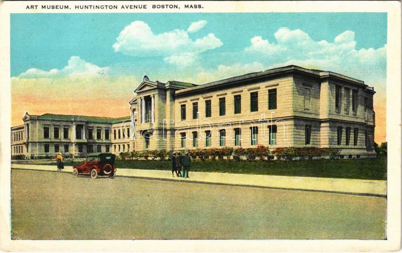 Boston (Massachusetts), Art Museum, Huntington Avenue, automobile