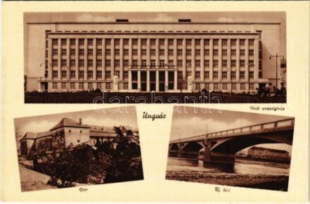 Ungvár, Uzshorod, Uzhhorod, Uzhorod; Vár, volt országház, új híd / castle, former house of parliament, new bridge
