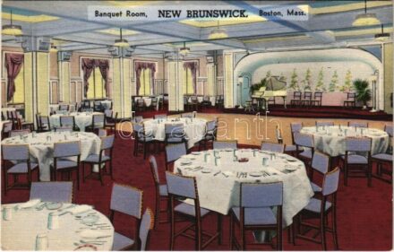 Boston (Massachusetts), banquet room, New Brunswick