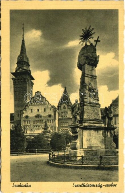 Szabadka, Subotica; Szentháromság szobor / Holy Trinity Statue
