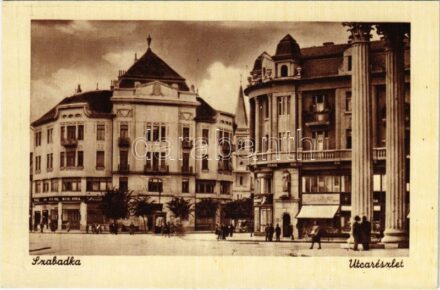 Szabadka, Subotica; utcarészlet / street, shop