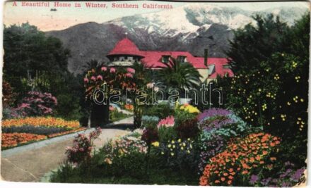 South California, a beautiful home in winter (Rb)