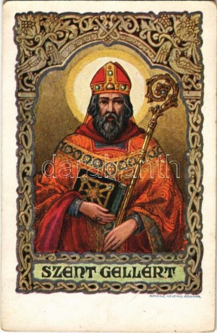 Szent Gellért. Rigler József Ede 16/7. / Der Heilige Gerhard / Saint Gerard of Csanád s: Kátainé Helbing Aranka (EK)