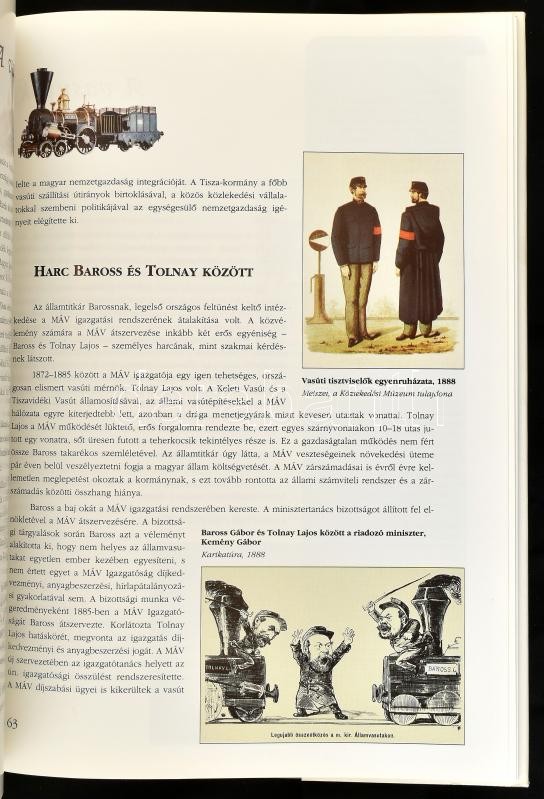 Baross Gábor. Szerk.: Frisnyák Zsuzsa. Bp.,1997, Dinasztia Kiadó. Gazdag képanyaggal illusztrált. Kiadói műbőr-kötés, kiadói papír védőborítóban, jó állapotban. - Image 3