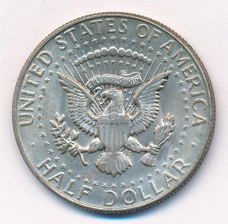 Amerikai Egyesült Államok 1968D 1/2$ Ag 'Kennedy' T:2 USA 1968D 1/2 Dollar Ag 'Kennedy' C:XF Krause KM#202a - Image 2