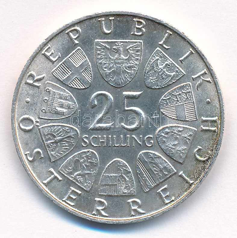 Ausztria 1970. 25Sch Ag 'Lehár Ferenc' T:1-,2 Austria 1970. 25 Schilling Ag 'Franz Lehar' C:AU,XF Krause KM#2907 - Image 2