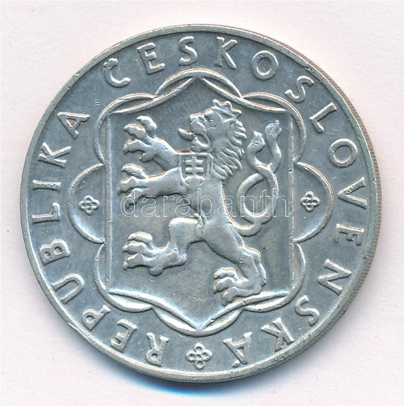 Csehszlovákia 1954. 25K Ag 'A szlovák felkelés 10. évfordulója' T:2 Czechoslovakia 1954. 25 Korun Ag '10th anniversary of the Slovakian Uprising' C:XF Krause KM#43 - Image 2