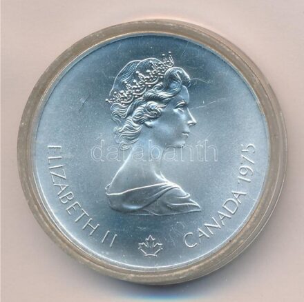 Kanada 1975. 5$ Ag 'Montreali olimpia - Maraton' T:1 Canada 1975. 5 Dollars Ag 'Montreal Olympic Games - Marathon' C:UNC Krause KM#98