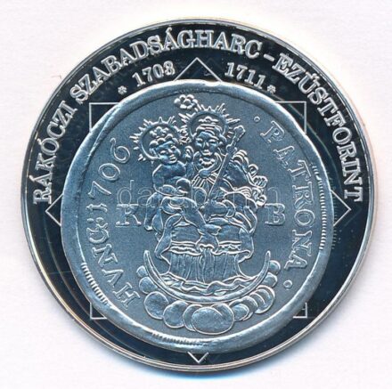 DN 'A magyar nemzet pénzérméi - Rákóczi szabadságharc ezüstforint 1703-1711' Ag emlékérem tanúsítvánnyal (10,37g/0.999/35mm) T:PP