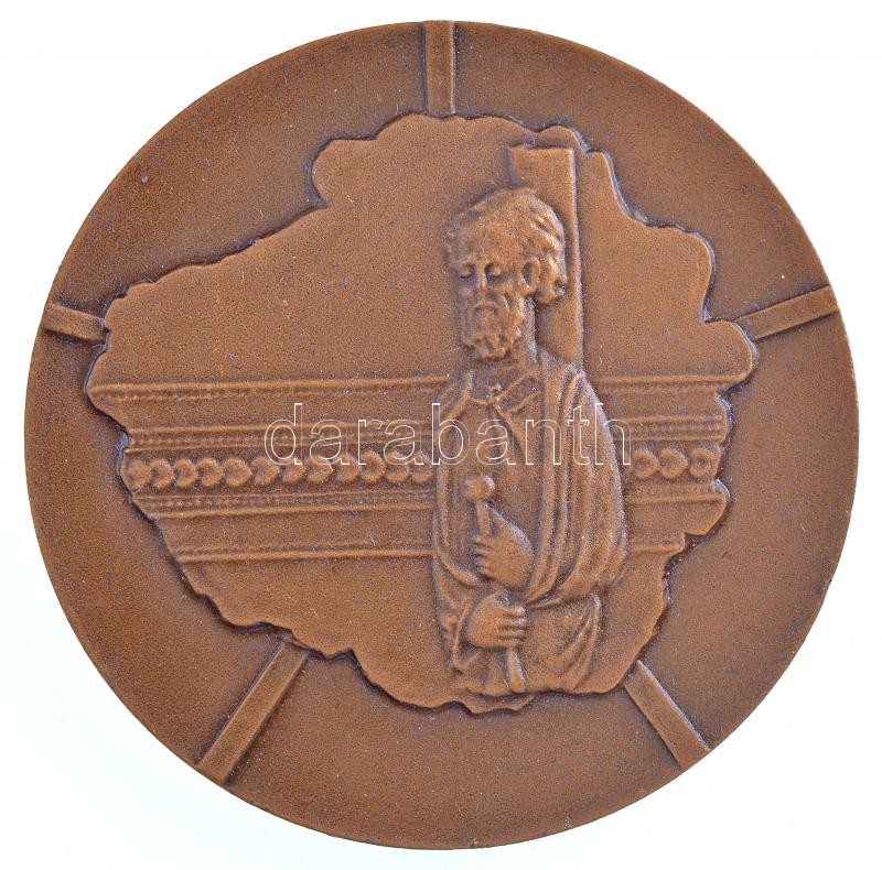 DN 'Az Ópusztaszeri Nemzeti Történeti Emlékpark fejlesztéséért' kétoldalas Br emlékérem díszdobozban (52mm) T:2 - Image 2