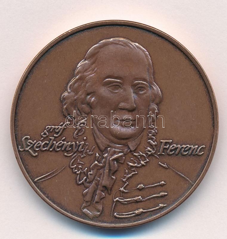 DN 'Magyar Nemzeti Múzeum / Gróf Széchényi Ferenc' Br emlékérem (42,5mm) T:1-