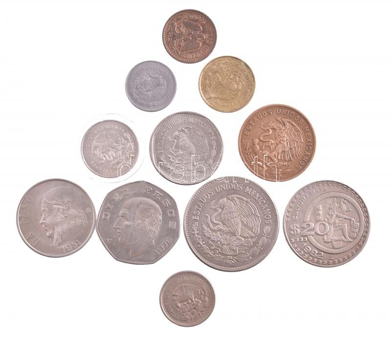 Mexikó 1936-1988. 12xklf fémpénz tétel T:1--2- Mexico 1936-1988. 12xdiff coin lot C:AU-VF