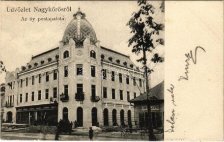 1905 Nagykőrös, az új Postapalota. G. J. kiadása (EK)