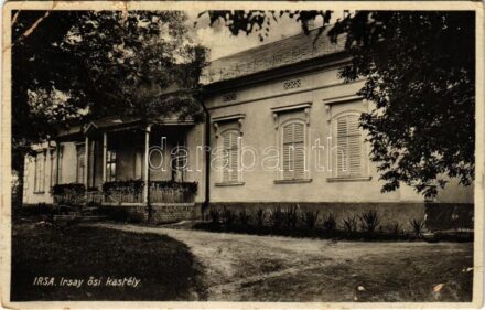 Irsa (Albertirsa), Irsay ősi kastély. Revuczky Kálmán kiadása (b)