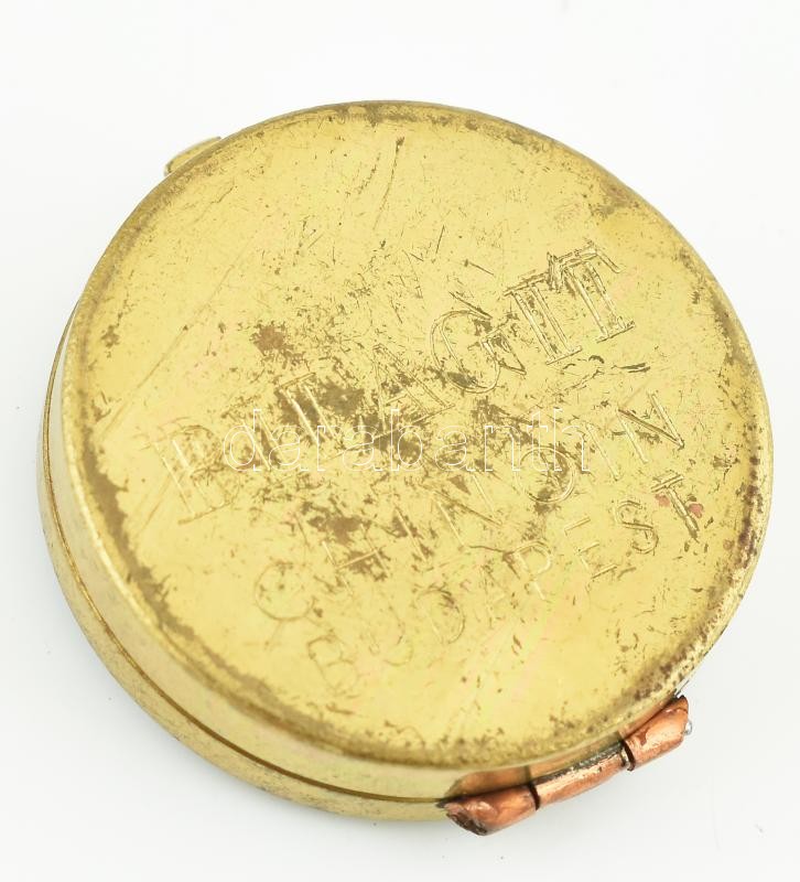 Bilagit fém gyógyszeres dobozka, d:3,5cm - Image 2