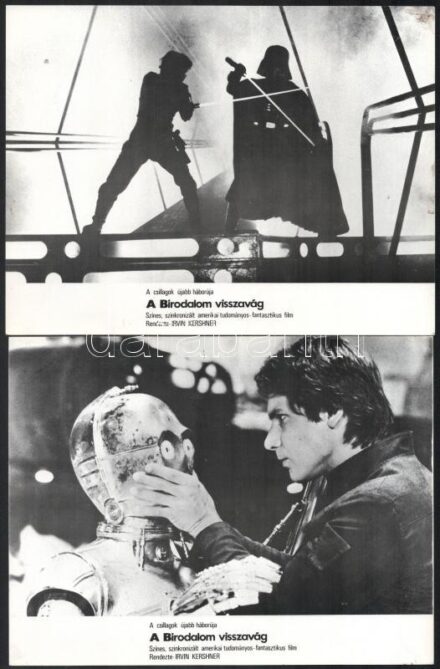 1980 ,,A Birodalom visszavág' című, tudományos, fantasztikus amerikai filmről 11 db produkciós filmfotó (nyomdai ofszet eljárással készültek!), 18x24 cm