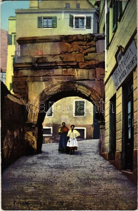 Trieste, Trieszt; Arco di Riccardo, Trattoria Antico Trionfo / restaurant