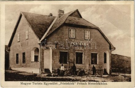 1929 Zsíros-hegy (Solymár), A Magyar Turista Egyesület 'Péntekiek' Fritsch menedékháza (EB)