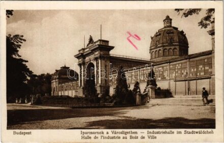 Budapest XIV. Városliget, Iparcsarnok. Rigler r.-t. 2. sz.