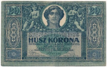 1919. augusztus 9. 20K T:III,III- Adamo K19