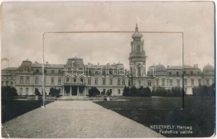 Keszthely, Festetics palota. leporellolap 10 képpel (EK)