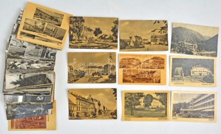 82 db MODERN magyar fekete-fehér képeslap / 82 modern black and white postcards