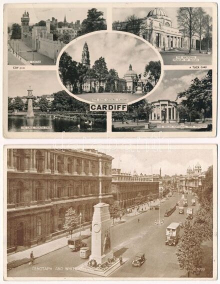 32 db MODERN angol képeslap, pár régivel / 32 modern British postcards with a few pre-1945