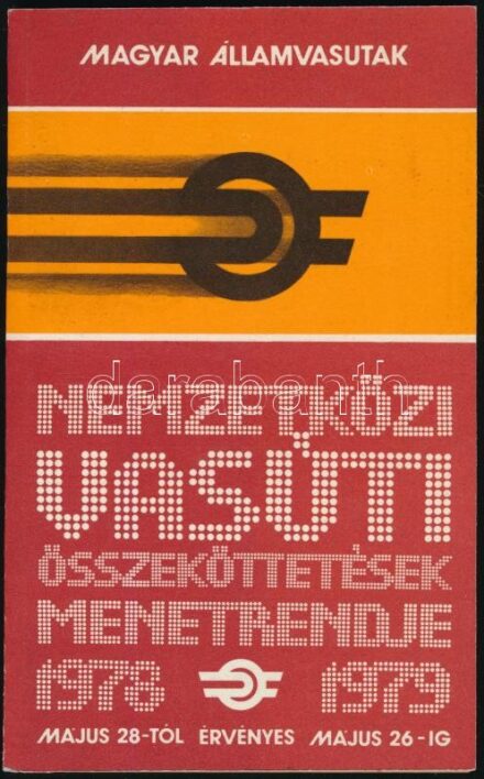 1978 Magyar Államvasutak (MÁV) Nemzetközi vasúti összeköttetések menetrendje 1978-1979.