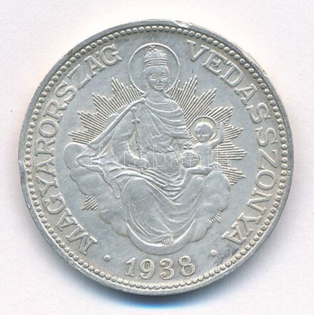1938. 2P Ag 'Madonna' T:2 ph. Adamo P7